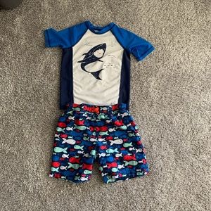 Circo swim rashguard and swim trunks